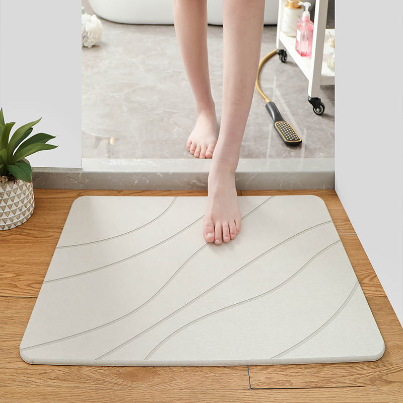 PISO BAÑO DIATOMITA ABSORBENTE ALFOMBRA DUCHA SECADO RÁPIDO - 3