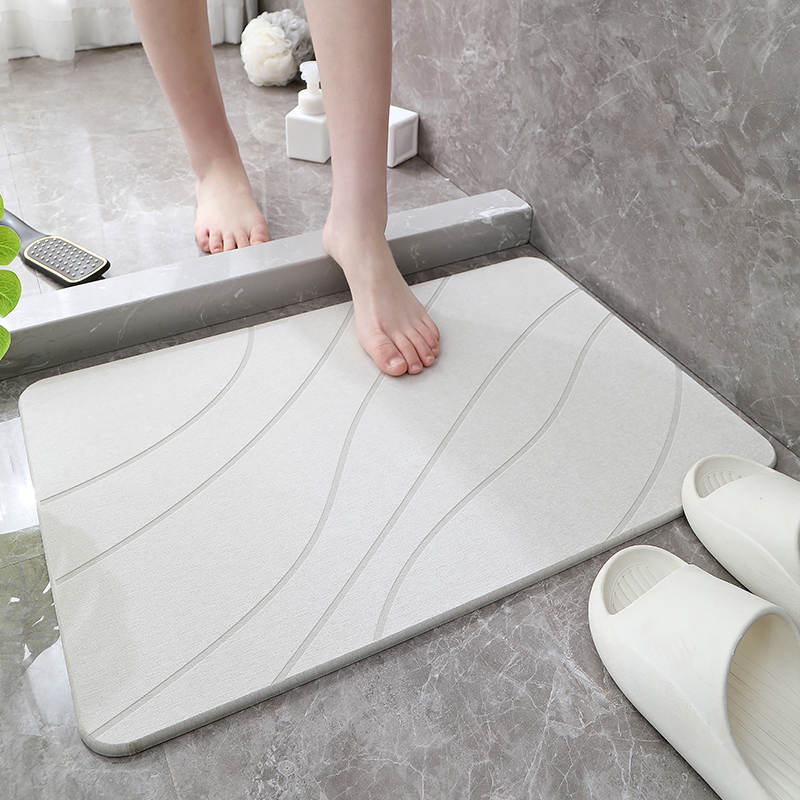 PISO BAÑO DIATOMITA ABSORBENTE ALFOMBRA DUCHA SECADO RÁPIDO - 5