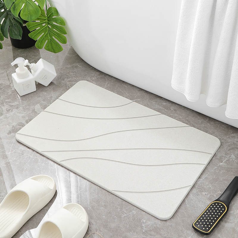 PISO BAÑO DIATOMITA ABSORBENTE ALFOMBRA DUCHA SECADO RÁPIDO - 7