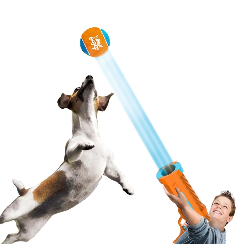 PISTOLA LANZADORA PELOTAS JUGUETE MASCOTAS ALL FOR PAWS - 1