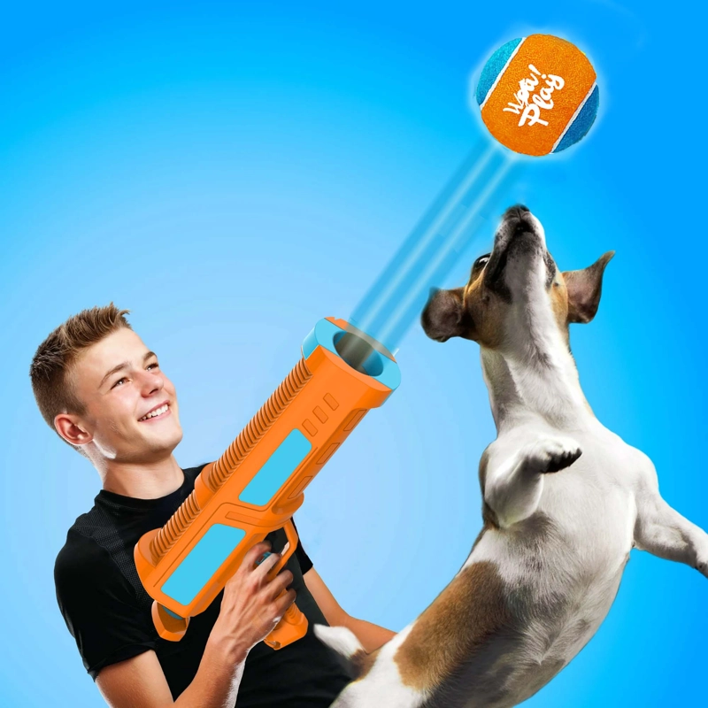 PISTOLA LANZADORA PELOTAS JUGUETE MASCOTAS ALL FOR PAWS - 2