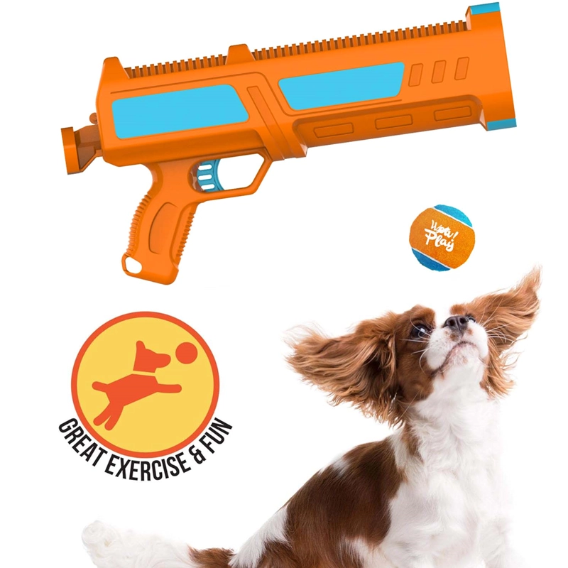 PISTOLA LANZADORA PELOTAS JUGUETE MASCOTAS ALL FOR PAWS - 9