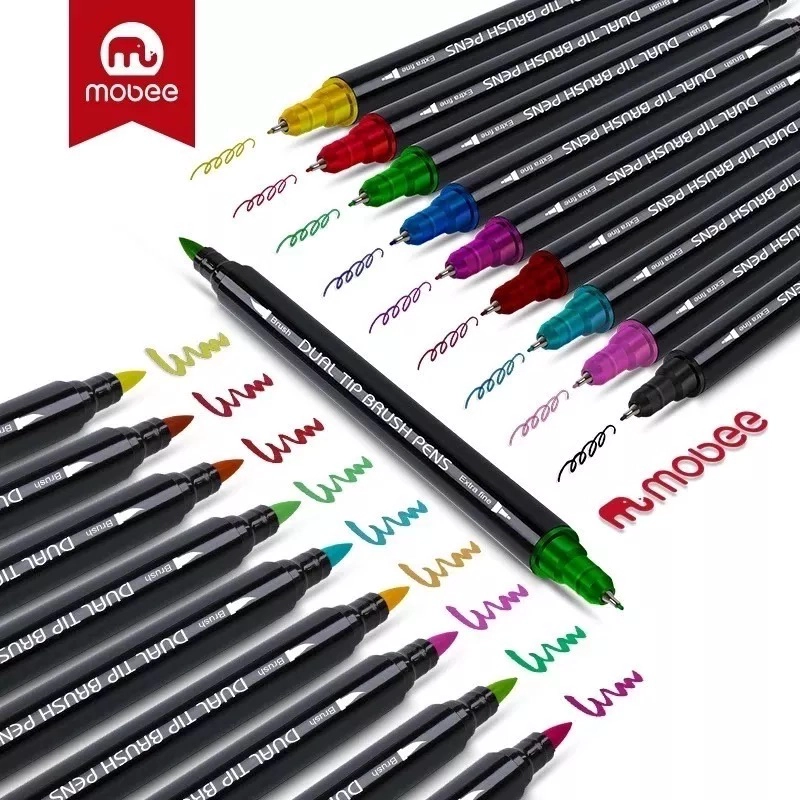 MARCADOR DOBLE PUNTA DUAL LETTERING 60 LAPICES BRUSH COLOR - 2