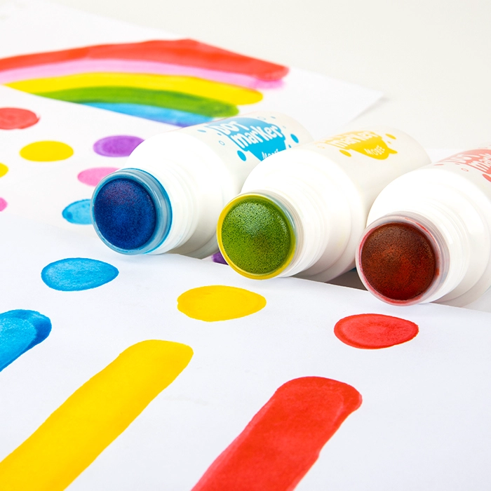 MARCADORES DE PUNTO MOBEE 6 COLORES PINTURA LAVABLE - 2