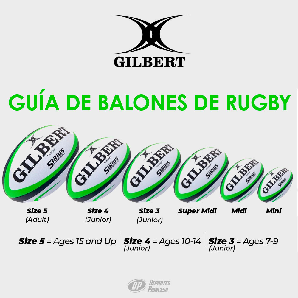 PELOTA RUGBY GILBERT ALL BLACKS N°2 MIDI NIÑOS 5 A 9 AÑOS - 4