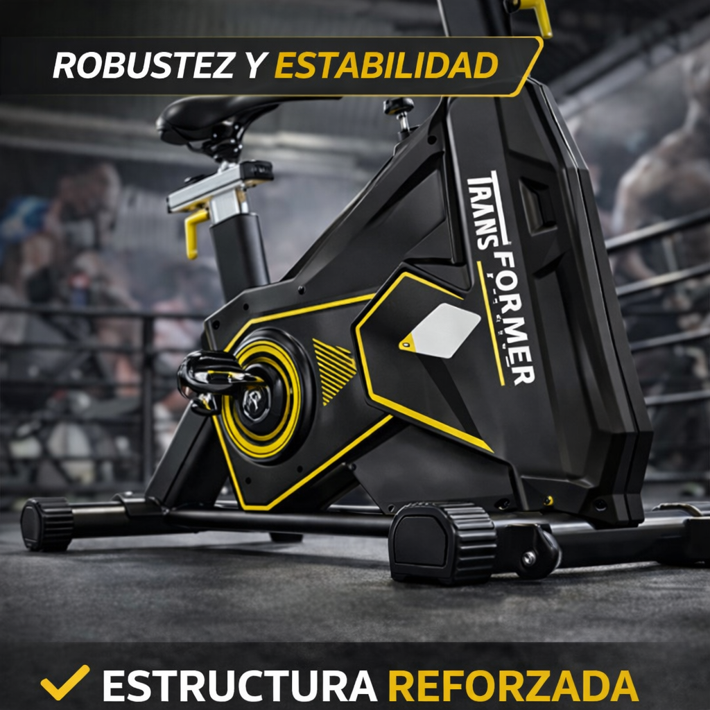 Bicicleta Spinning Profesional Transformer Volante 20 kg - 3