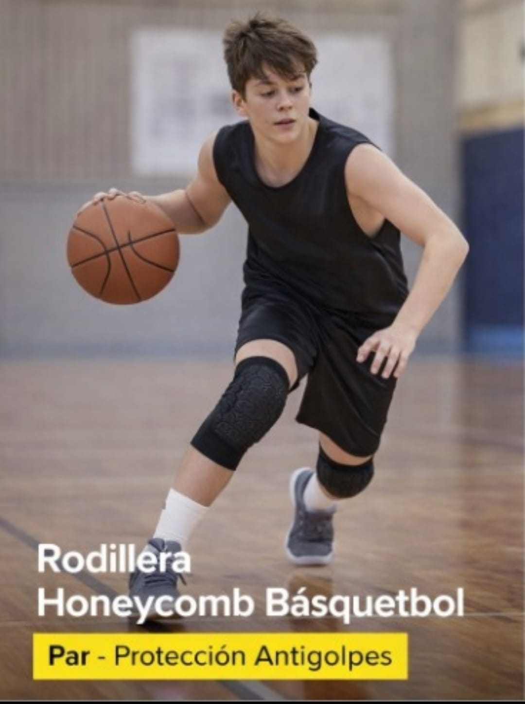 RODILLERA PARA BASQUETBOL CORTAS | PAR L - 1