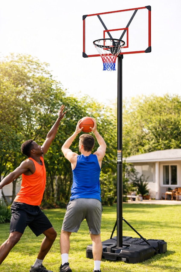 TORRE BASQUETBOL ADULTO REGULABLE | INCLUYE BALON - 1