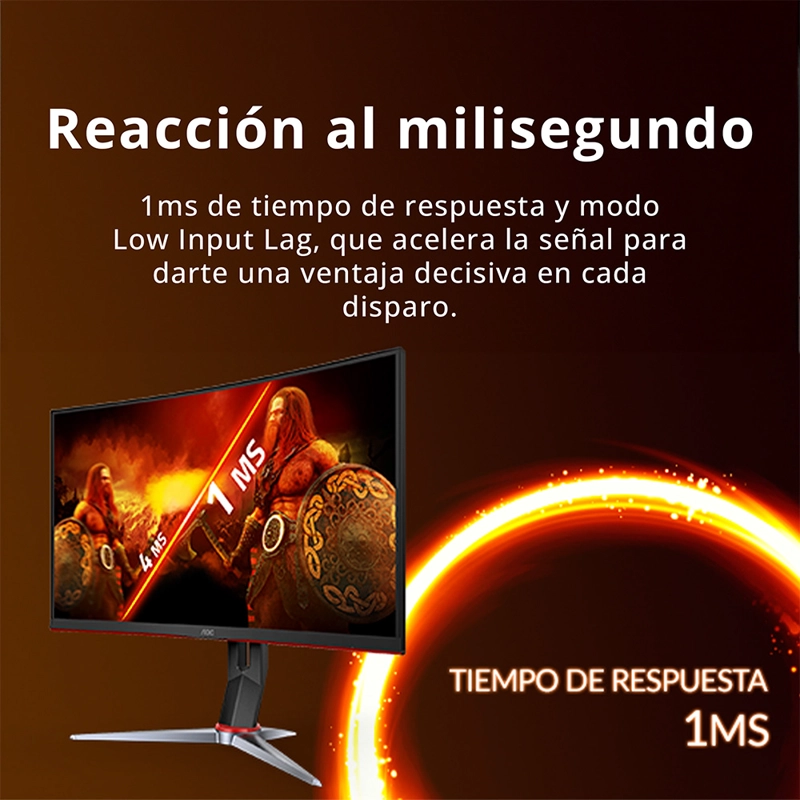 MONITOR GAMER 24' C24G2 VA FULL HD 165HZ - 8