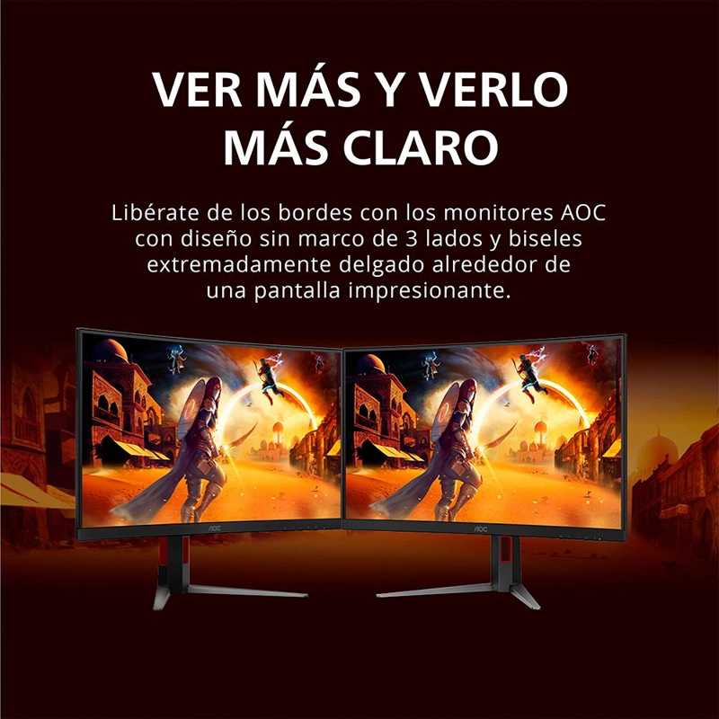 MONITOR GAMER 27' AOC C27G4Z VA FULL HD 280HZ - 3
