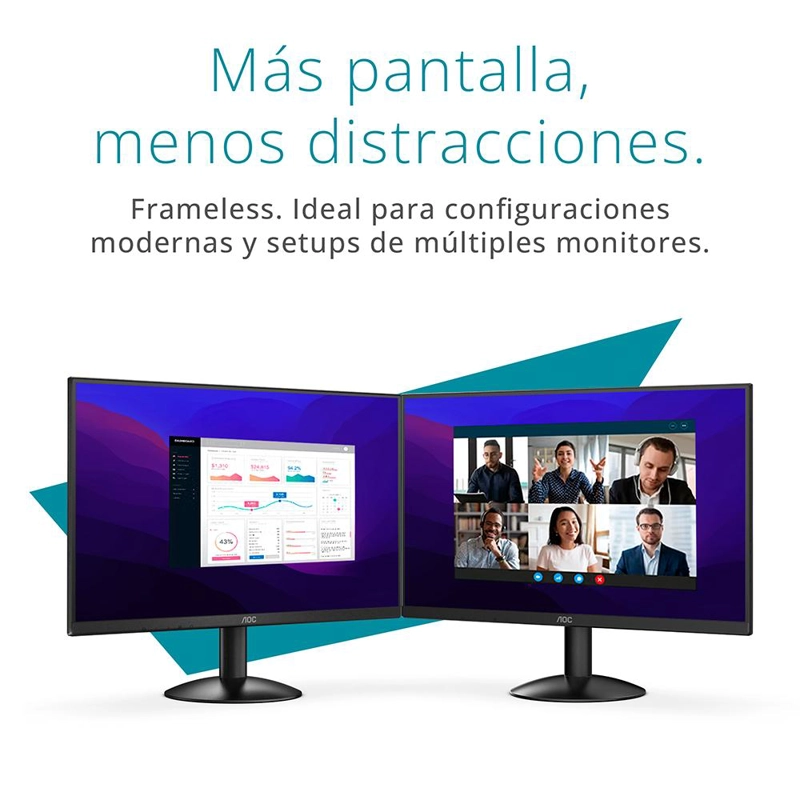 MONITOR 22' AOC 22B30HM2 VA FULL HD 100HZ - 4