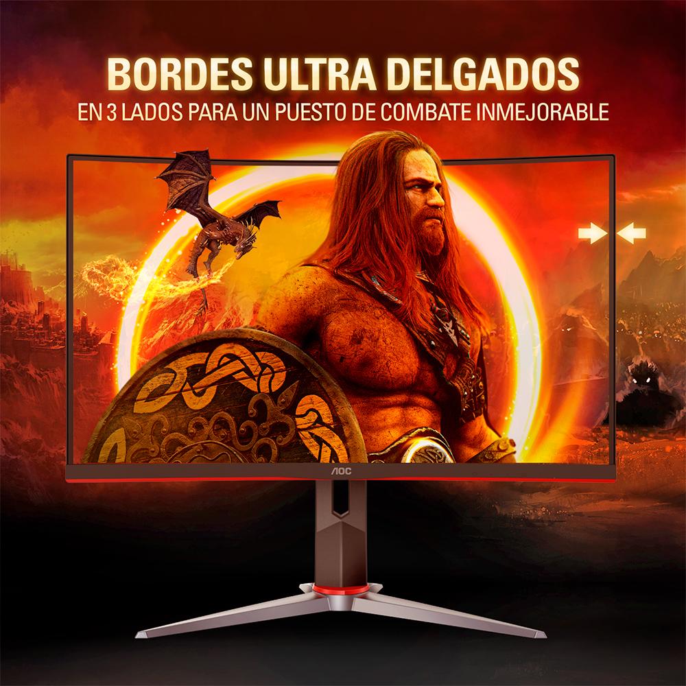 MONITOR CURVO 32' AOC C32G2E FHD 165HZ - 6