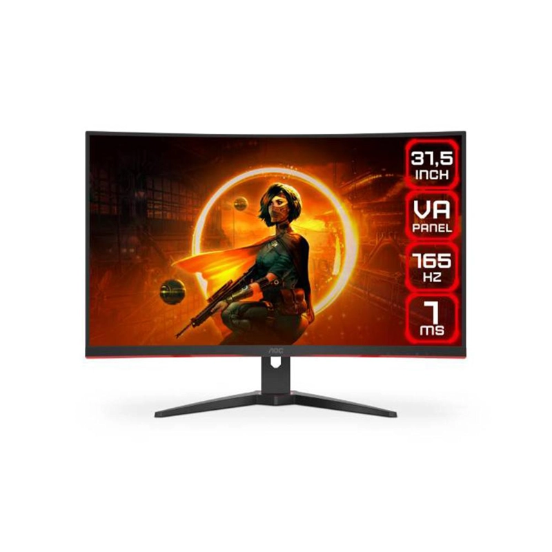 MONITOR CURVO 32' AOC C32G2E FHD 165HZ - 1