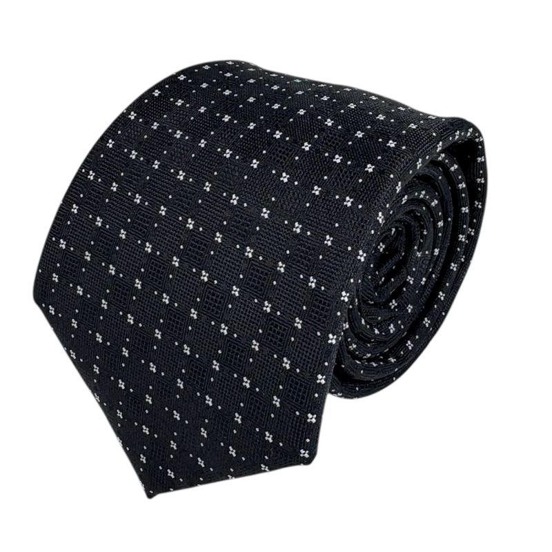 CORBATA MICROFIBRA CACHAREL NEGRO - 1