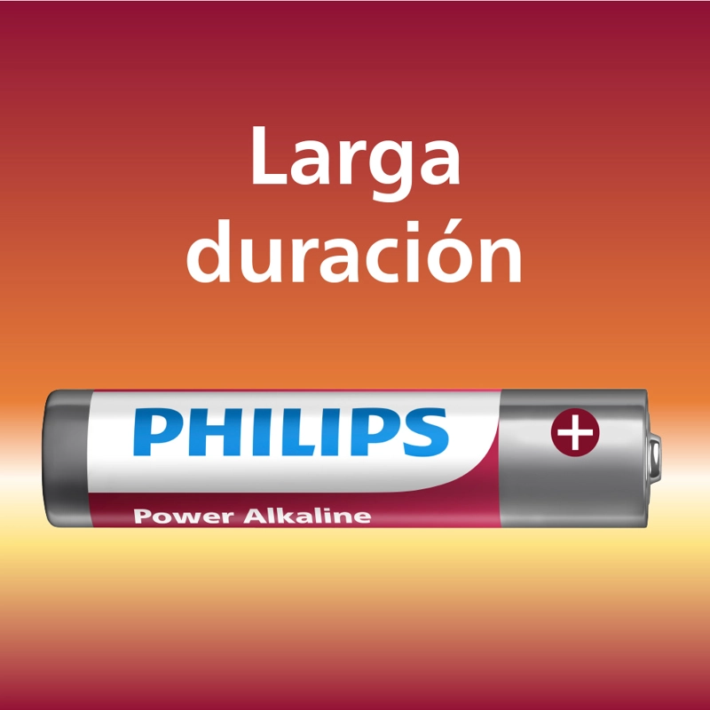 PILA ALCALINA AAA X4 PHILIPS - 3