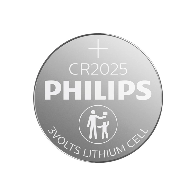 PILA DE LITIO CR2025 X5 PHILIPS - 1