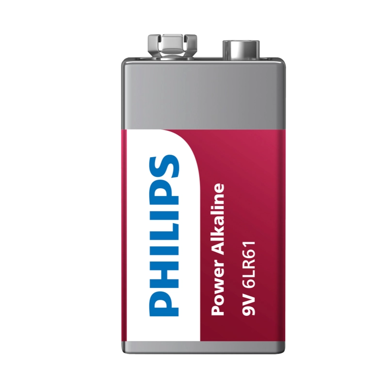 BATERIA ALCALINA 9V X1 PHILIPS - 5
