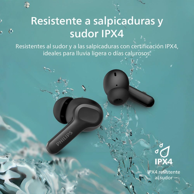 AUDIFONOS BLUETOOTH PHILIPS TAT1109 TWS NEGRO - 3