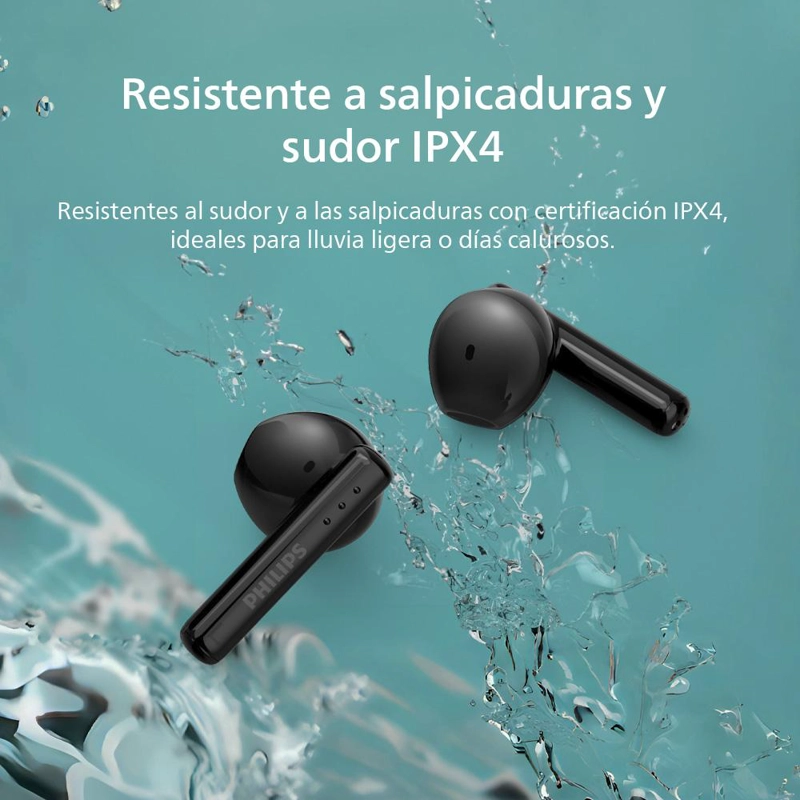 AUDIFONOS BLUETOOTH PHILIPS TAT1139 TWS NEGRO - 6