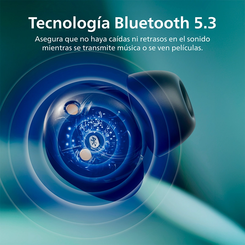 AUDIFONOS BLUETOOTH PHILIPS TAT1209 TWS BLANCO - 9