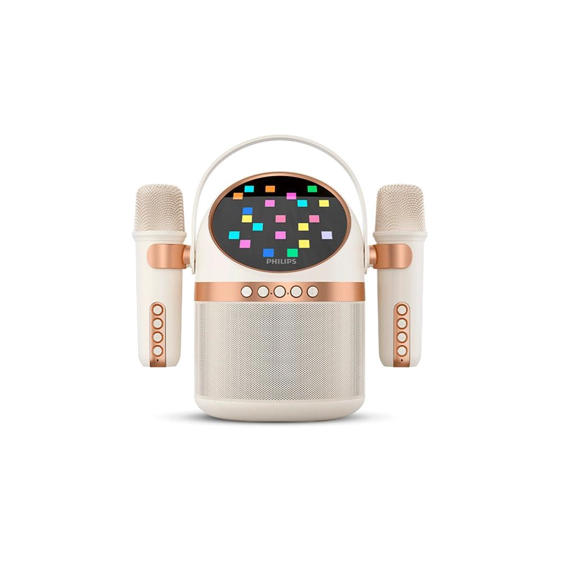 PARLANTE KARAOKE BLUETOOTH PHILIPS CON MICROFONO TAS2509 BLANCO - 1