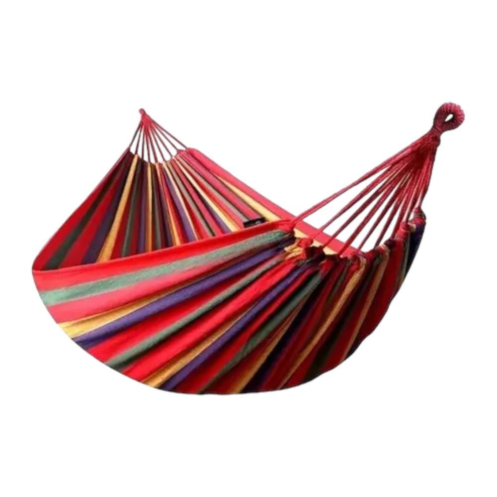 HAMACA N-OFERTAS COLGANTE CAMPING 75X195 CM 100% ALGODÓN - 2