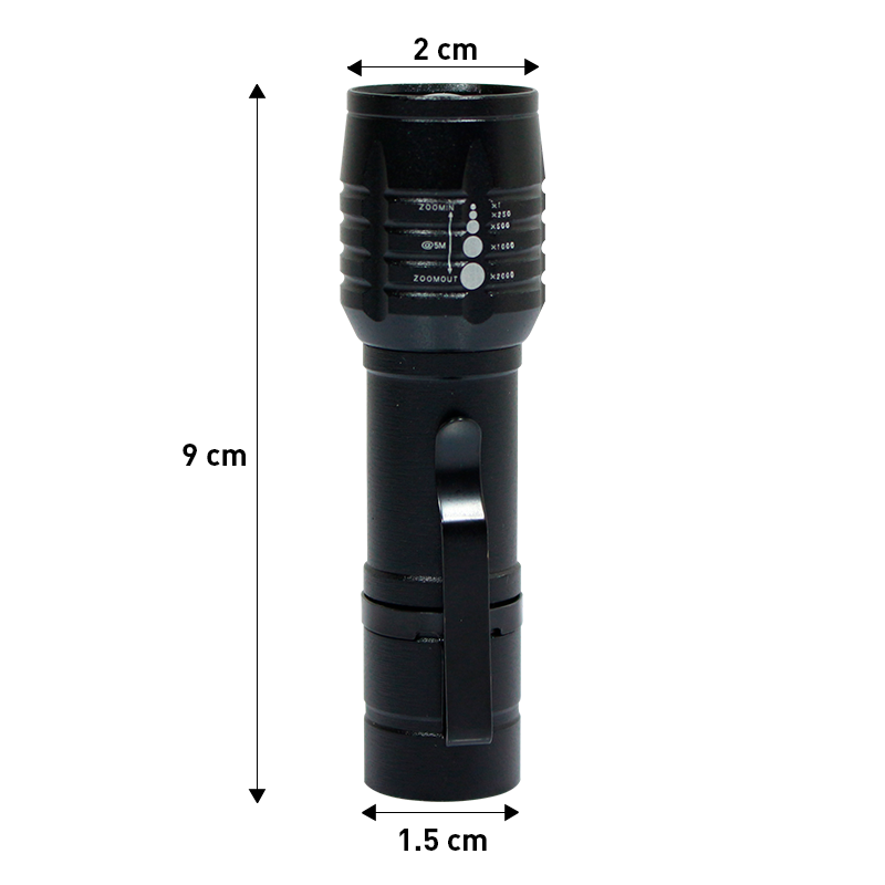 LINTERNA LED PORTÁTIL RECARGABLE DE MANO - 4