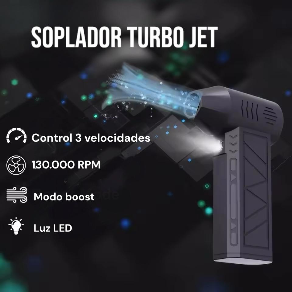 SOPLADOR TURBO JET INALÁMBRICO PARA BARBERIA - PELUQUERIA Y TODO USO - 5