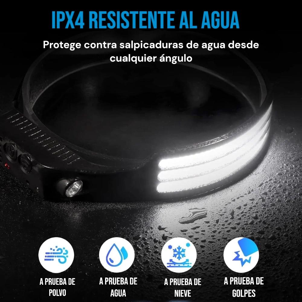LINTERNA CINTILLO 3 LED FRONTAL CON SENSOR RECARGABLE - 3