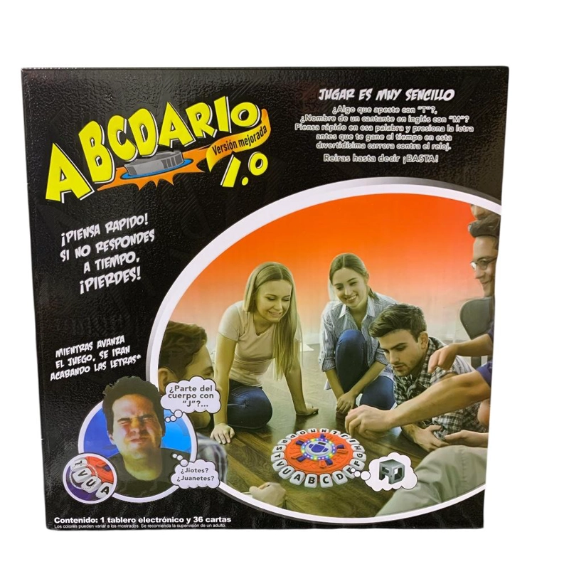 JUEGO DE MESA ABCDARIO ELECTRONICO VERSION MEJORADA LUCES FAMILIAR ESPAÑOL - 3
