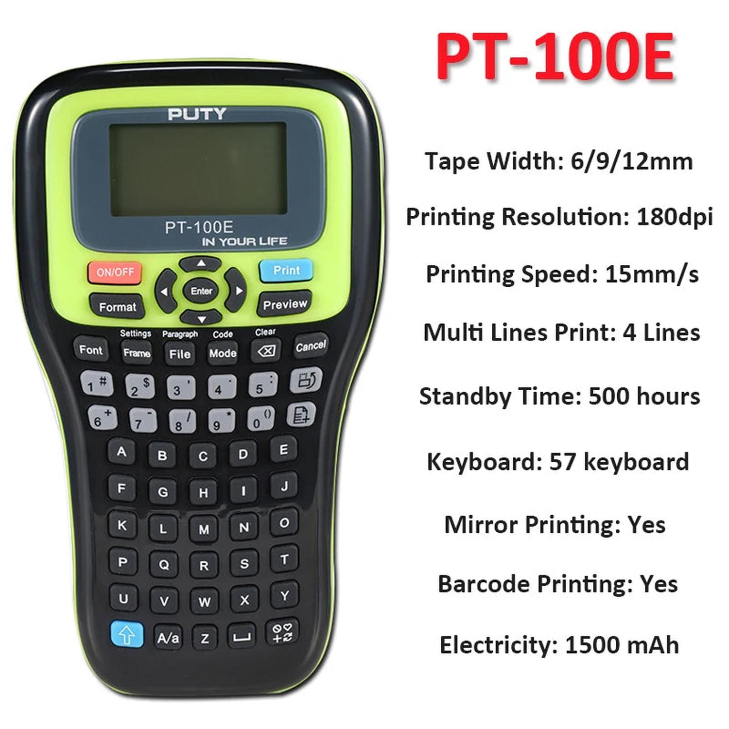 ROTULADORA INDUSTRIAL CINTAS TZE HSE | AUTOMATICA BATERIA RECARGABLE TEXTO COD BARRAS QR - 2
