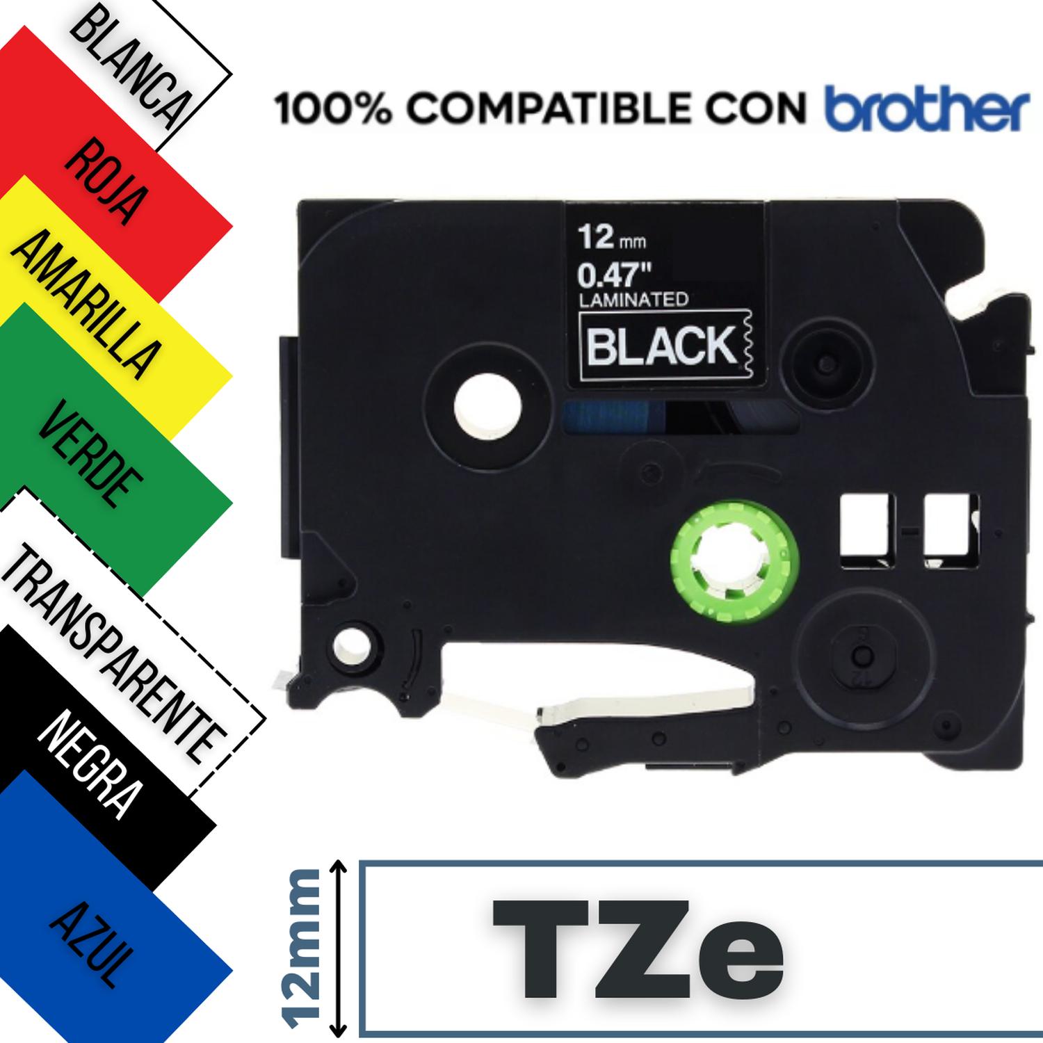 CINTA ETIQUETADORA LUMIPETS TZE ALTERNATIVA 12MM X 8M VARIOS COLORES - 1
