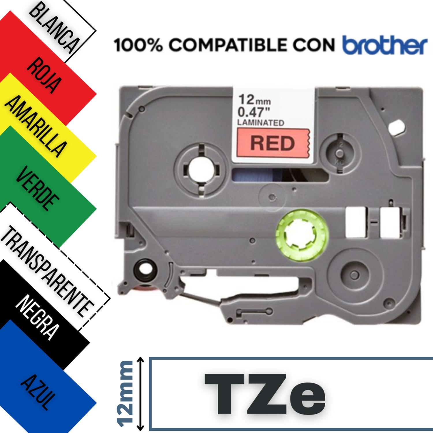 CINTA ETIQUETADORA LUMIPETS TZE ALTERNATIVA 12MM X 8M VARIOS COLORES - 1