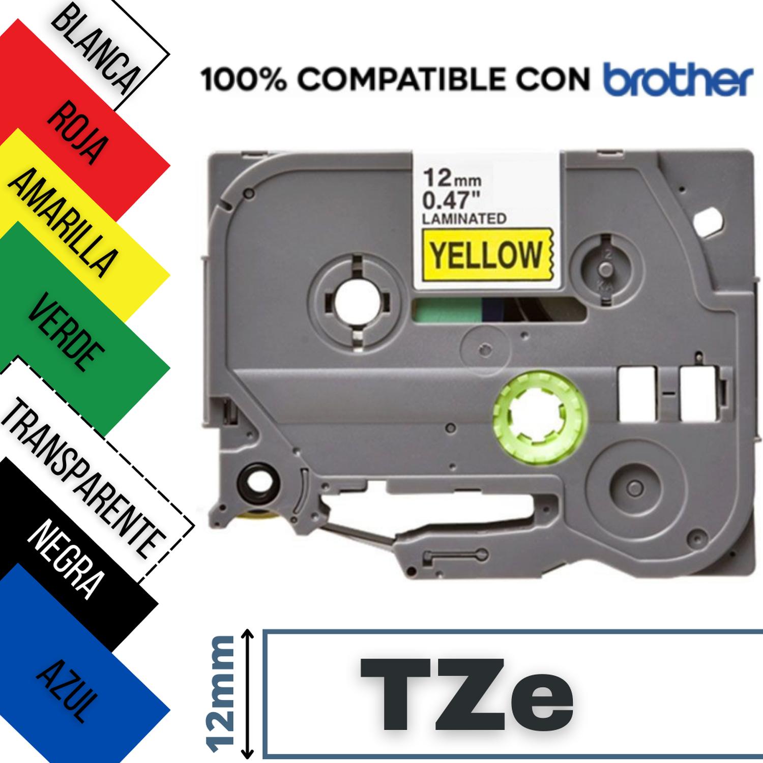 CINTA ETIQUETADORA LUMIPETS TZE ALTERNATIVA 12MM X 8M VARIOS COLORES - 1