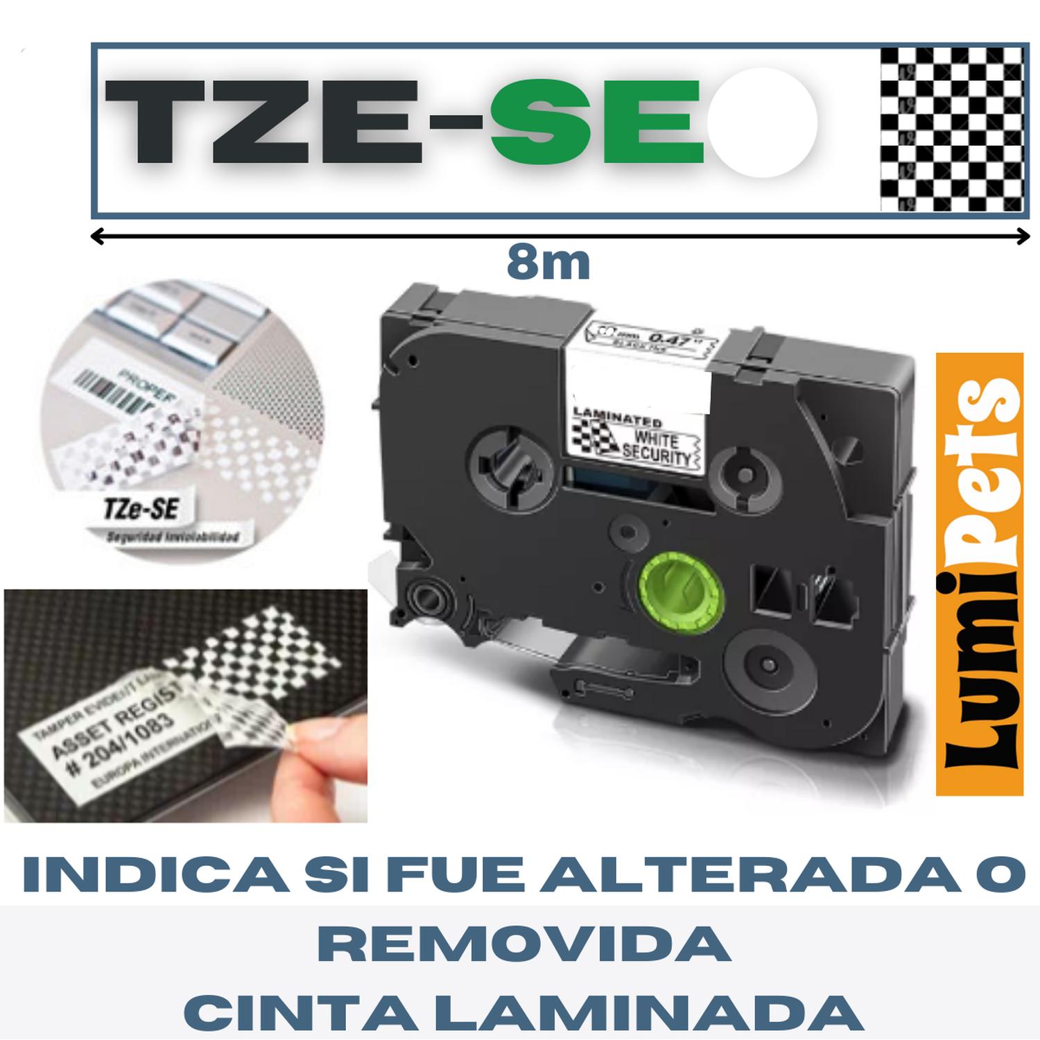 TZE-SE5 DE SEGURIDAD PARA ROTULADORA BROTHER PT, 24MM X 8M - 2