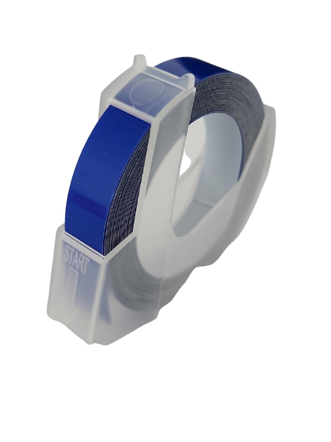 CINTA PVC TEXTO 3D PARA ETIQUETADORA DYMO, 9MM X 3M - 1