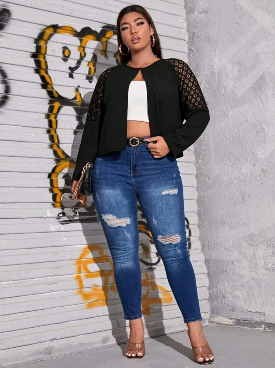 TAPADO MUJER KADRIHEL NEGRO MT1 SHAL IDEAL PARA REUNIONES GALA TITULACION - 3
