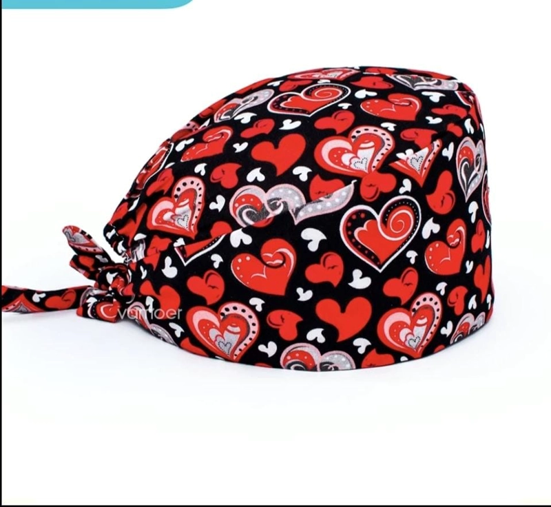 COFIA CLINICA GORRO QUIRURGICO DISEÑO CORAZONES  G82 - 1