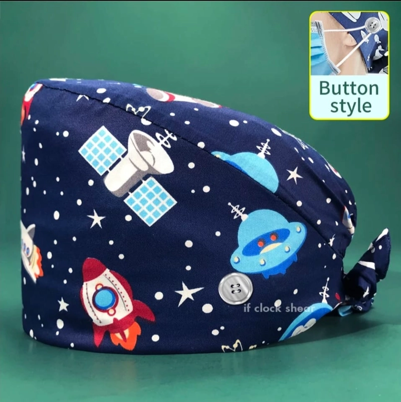 COFIA CLINICA GORRO QUIRURGICO DISEÑO ASTRONAUTAS G48 - 1