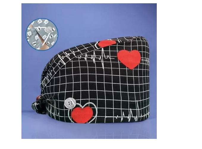 COFIA CLINICA GORRO QUIRURGICO DISEÑO CORAZONES G165 - 1
