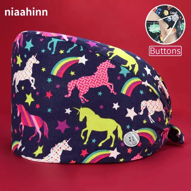 COFIA CLINICA GORRO QUIRURGICO DISEÑO UNICORNIO G69 - 1