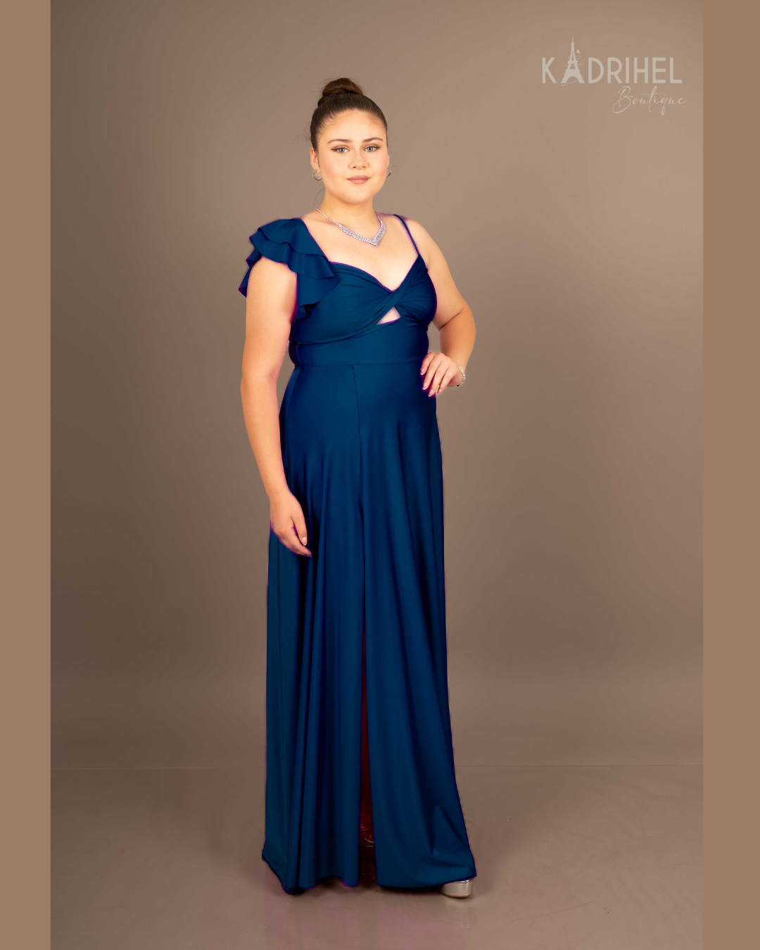 VESTIDO LARGO IDEAL PARA FIESTA GALA GRADUACION MOD V102 - 1