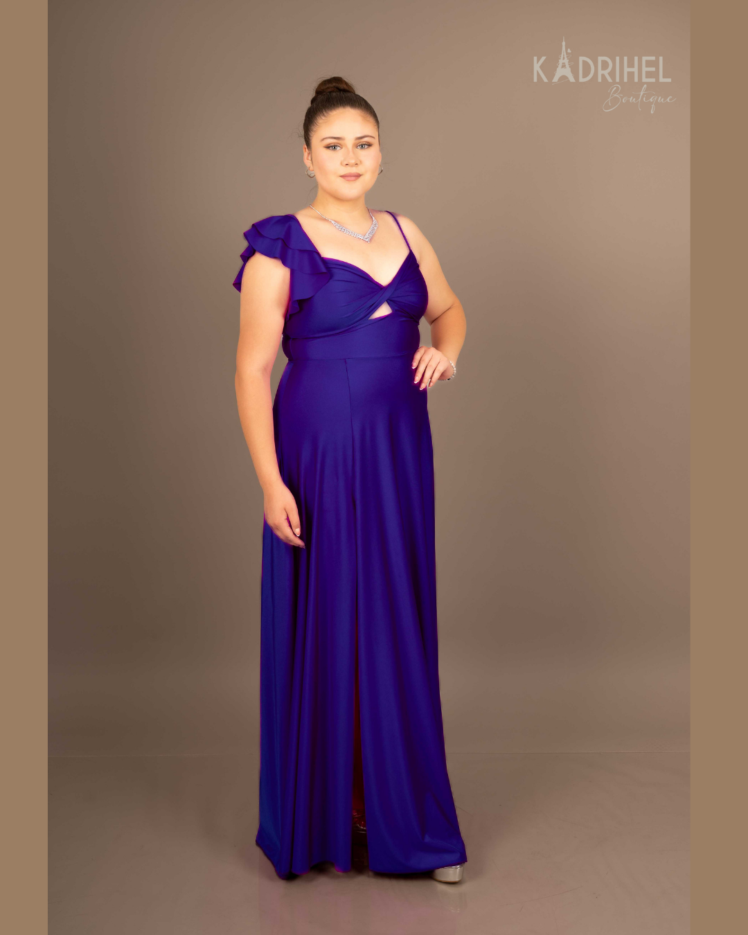 VESTIDO LARGO IDEAL PARA FIESTA GALA GRADUACION MOD V102 - 1