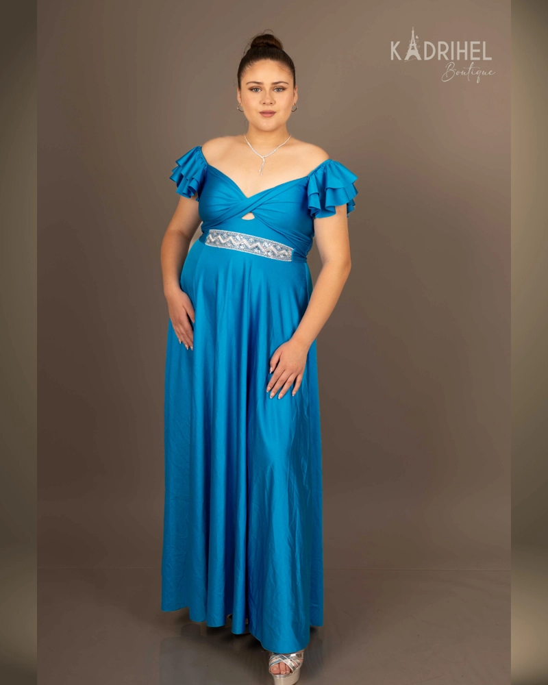 VESTIDO LARGO IDEAL PARA FIESTA GALA GRADUACION MOD V106 - 1