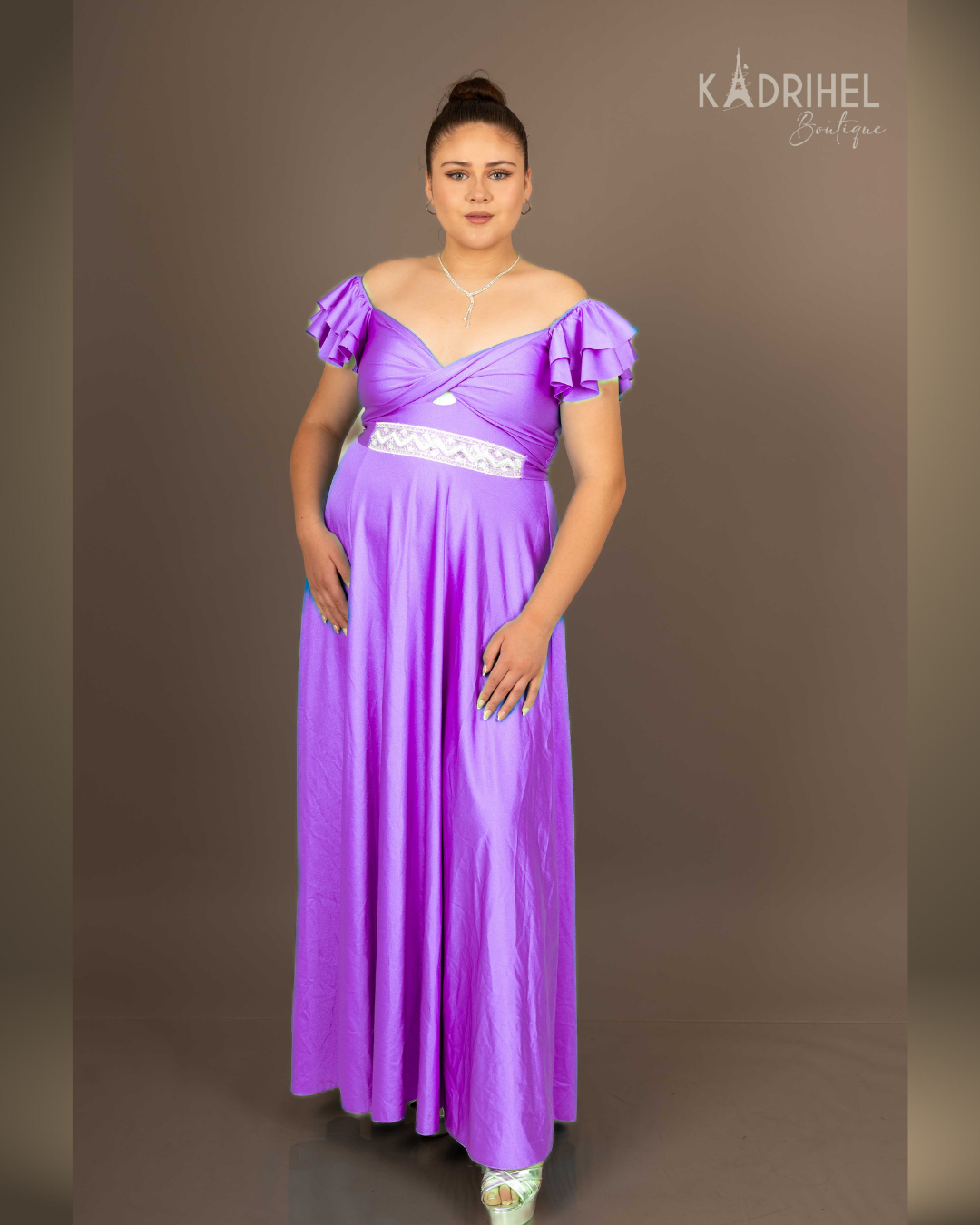 VESTIDO LARGO IDEAL PARA FIESTA GALA GRADUACION MOD V106 - 1