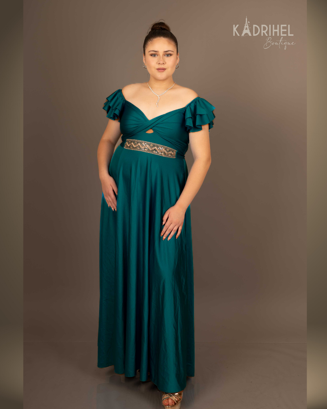 VESTIDO LARGO IDEAL PARA FIESTA GALA GRADUACION MOD V106 - 1