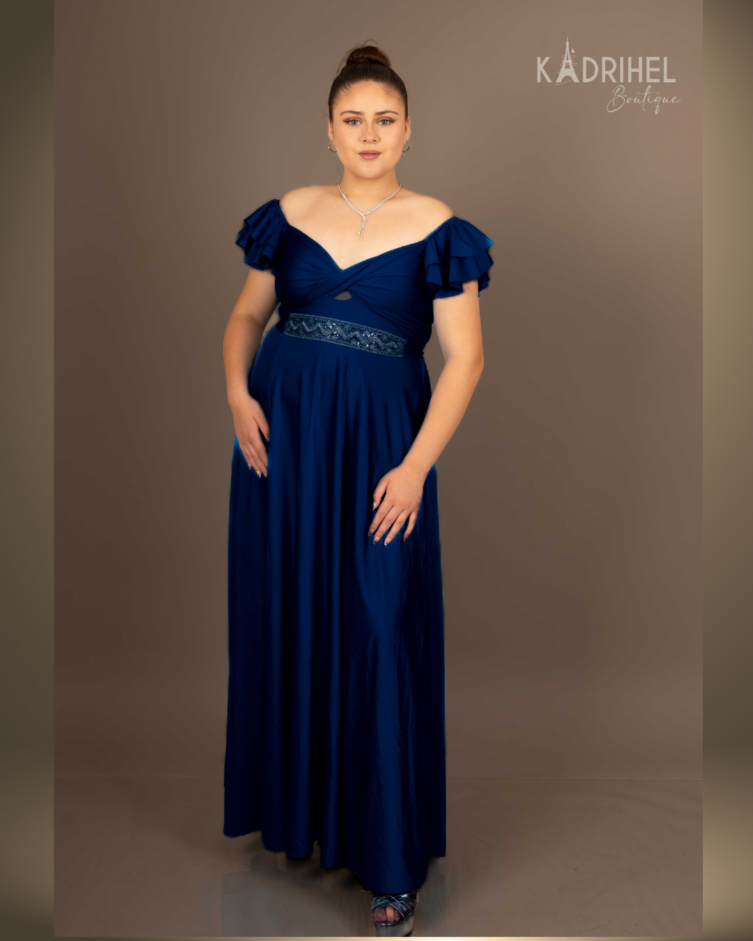 VESTIDO LARGO IDEAL PARA FIESTA GALA GRADUACION MOD  V106 - 1