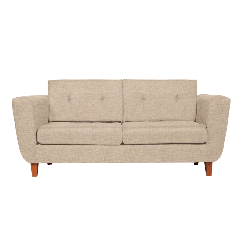 SOFÁ CASA WOW DECO TURÍN 3 CUERPOS BEIGE - 1