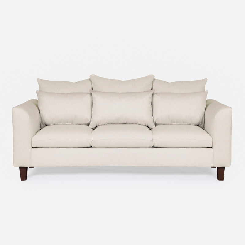 LIVING CASA WOW DECO ASTURIAS 3-2 BEIGE - 2