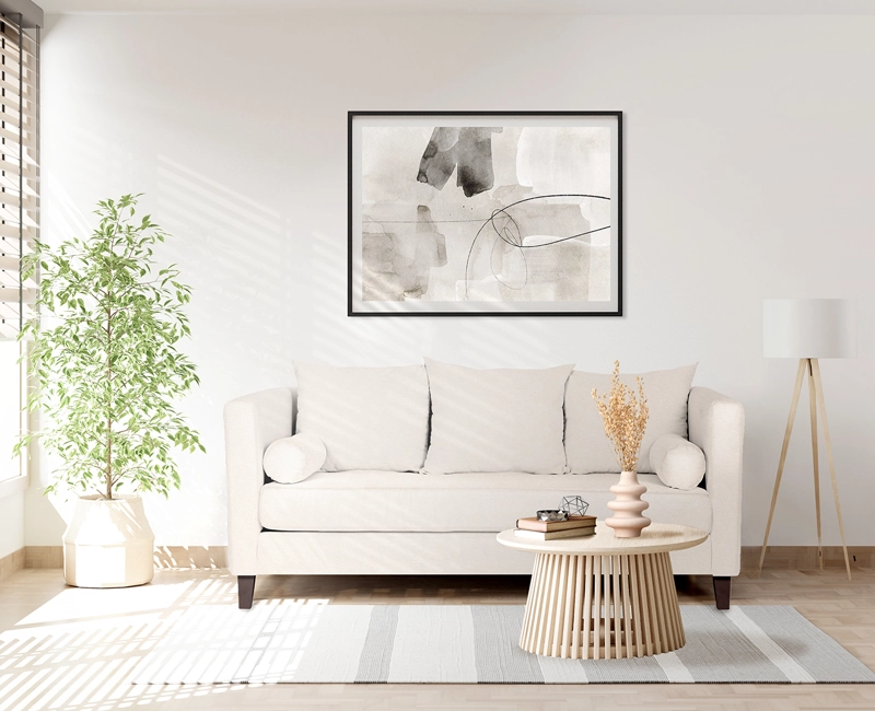 SOFÁ CASA WOW DECO 3 CUERPOS BEIGE RIN - 1